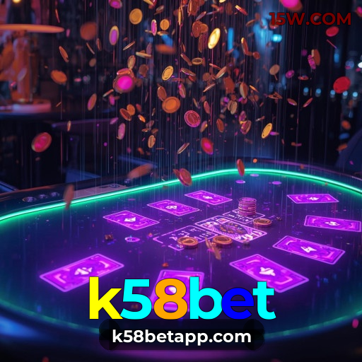 Números do app k58bet em material de marketing — ilustração, não auditoria